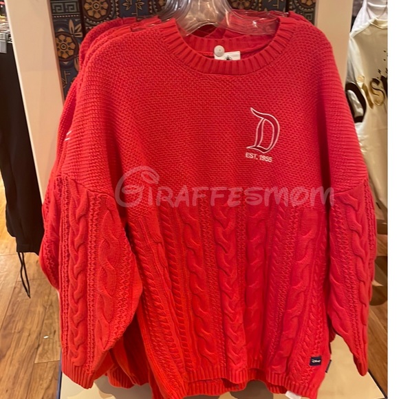 Disney Sweaters Disneyland Red Holiday Sweater By Spirit Jersey